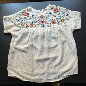 Embroidered blouse